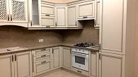 Угловая кухня прованс Массив бука 370х270 см (фото 3)