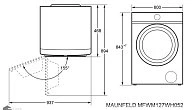 Стиральная машина MAUNFELD MFWM127WH052 (фото 3)