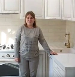 Видео-отзыв о кухонной мебели РЯ180704 от EVO кухни