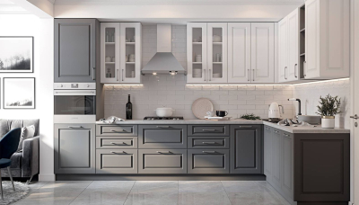 Бело-серая кухня: особенности дизайна и 70+ фото для вдохновения