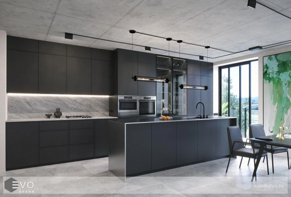 Дизайн черной кухни: советы, идеи и примеры