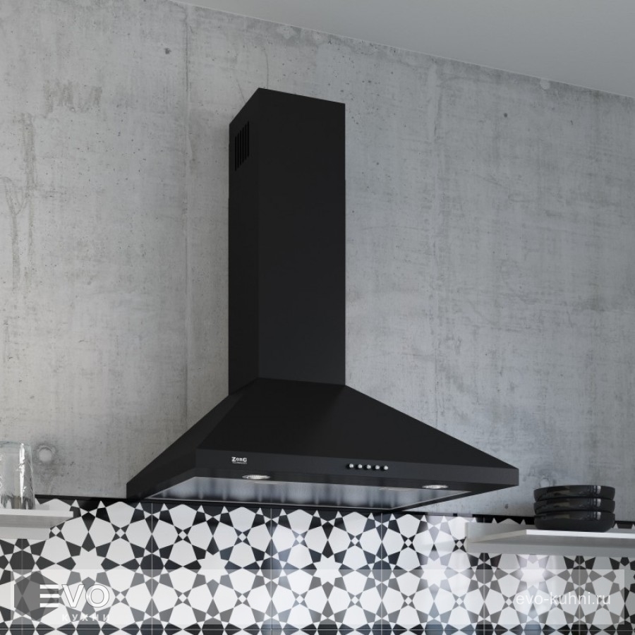 Вытяжка кухонная Zorg Technology Kvinta 750 50 m черная