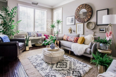 Богемный стиль в интерьере