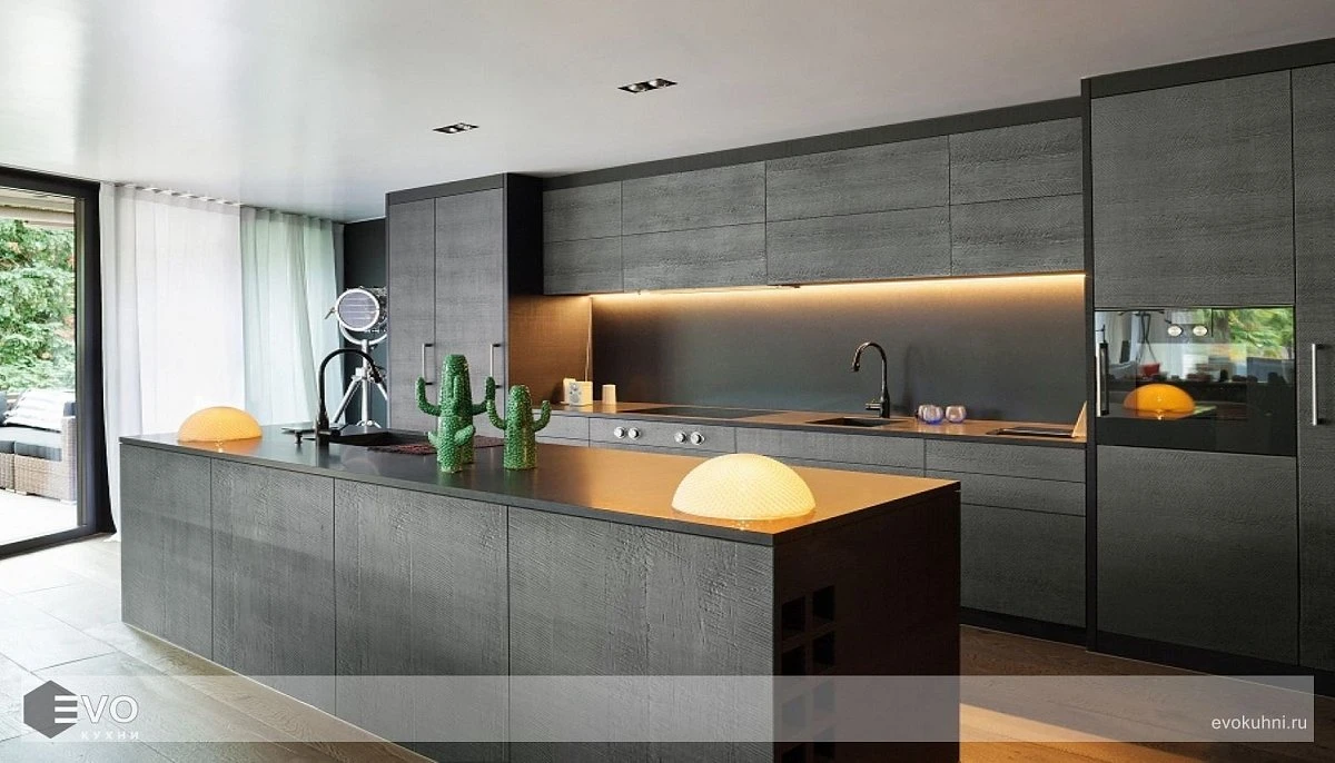 Кухня Cross line Grey (фото 2)