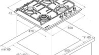 Варочная панель Kuppersberg FG 63 W (фото 4)