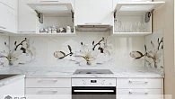 Угловая кухня модерн акриловый пластик/МДФ РН190604 (фото 5)
