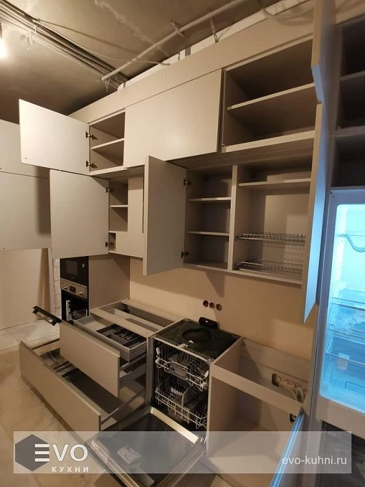 Кухня прямая ЛМ201203 матовая (фото 5)