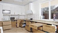 Угловая кухня модерн Cleaf Sherwood пластик/МДФ РБ181003 (фото 8)