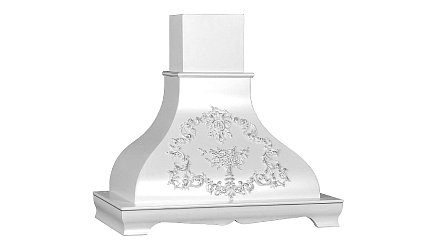 Viaona Cappe Медея 90 ППУ с декором inca 550 белый муар1