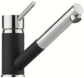 Franke Sinta с выдвижным изливом (оникс)1