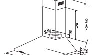 Вытяжка HOMSair DELTA 60 белый (фото 2)