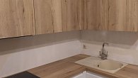 Угловая кухня модерн эмаль/МДФ RAL9003/массив дуба РР200302 (фото 4)