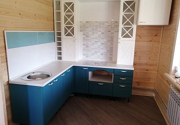 Угловая кухня неоклассика Фасады-3.8 пленка/МДФ ИТ200301