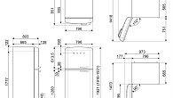 Холодильник Smeg FAB50RBL5 (фото 8)