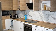 Угловая кухня модерн Alvic Metaldeko/Cleaf пластик/ЛДСП РБ181102 (фото 2)