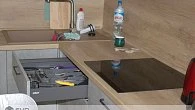 Угловая кухня лофт Cleaf Beton Dark пластик/МДФ/ЛДСП РБ190302 (фото 9)