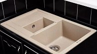 Мойка KUPPERSBERG MODENA 1,5B1D BEIGE композитная (фото 3)