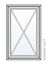 Венето Фондо фасад с решеткой тип Х