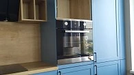 Угловая кухня C8 МДФ эмаль матовая RAL 5024 pastel blue ШТ200301 (фото 11)