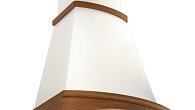 Вытяжка Elikor Ротонда 60П-650-П3Л золотой антик / дуб коричневый (фото 1)