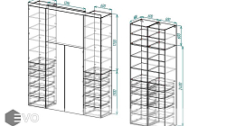 Гардеробная МР2304021