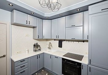 Угловая кухня неоклассика Модель-3.8 эмаль/МДФ ИТ190805