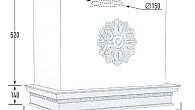 Вытяжка Viaona Cappe Флоренция 90 с ВМ-510/52 new faber бежевый муар (фото 6)