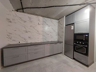 Кухня без верхних шкафчиков ШМ210902