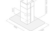 Вытяжка Elica FLAT GLASS PLUS ISLAND IX/A/90 (фото 4)