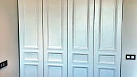 Шкаф 4 двери в классическом стиле, МДФ Эмаль (фото 1)