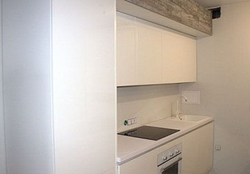 Прямая кухня модерн Синкрон Канели пластик/МДФ/ЛДСП ИН190406