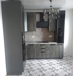 Угловая кухня лофт Alvic Ox/Oxid Silk Stone пластик/МДФ ИТ200201