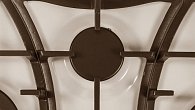 Варочная панель LEX GVE 6043 C IV LIGHT (белый антик) (фото 3)