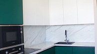 Угловая кухня модерн эмаль/МДФ Gola ручка РЧ200102 (фото 2)