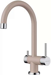 Omoikiri Yamada-SA латунь/гранит/бежевый1