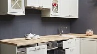 Угловая кухня скандинавский стиль эмаль/МДФ 4800 см (фото 9)