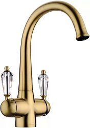 Omoikiri Okinawa-AB латунь/античная латунь/прозрачный кристалл1