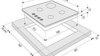 Варочная панель KRONA ORTICA 60 WH (фото 11)