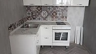 Угловая кухня модерн пластик/МДФ/ЛДСП ИТ190405 (фото 2)