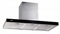 Вытяжка ZorG Technology Stels 1000 90 S нержавейка + стекло черное (фото 1)