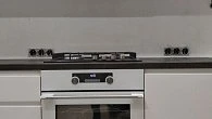 Угловая кухня модерн МДФ эмаль AMZ407 гл / RAL9003 матовая РК200702 (фото 11)