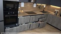 Угловая кухня лофт Родос-2/Пост Supermatt пластик/МДФ РР190601 (фото 10)