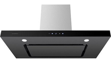 MAUNFELD Norfolk 90 нержавеющая сталь\черное стекло1