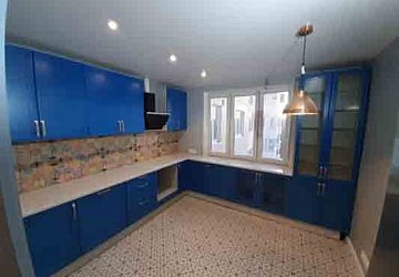 Угловая кухня неоклассика эмаль матовая/МДФ РК190606