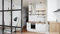 Прямая кухня модерн с отдельным шкафом Хаген пленка/МДФ ИТ190305 (фото 1)
