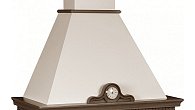 Вытяжка Viaona Cappe Руджери 90 с часами inca 900 слоновая кость (фото 1)
