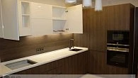 Угловая кухня модерн Alvic Luxe/Egger пластик/МДФ/ЛДСП ИФ190205 (фото 3)