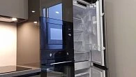 Прямая кухня модерн Alvic Базальт/Luxe Lava пластик/МДФ ИТ200101 (фото 8)