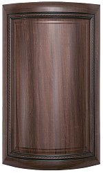 713 дверь гнутая Турин-3 ПП Орех Темная