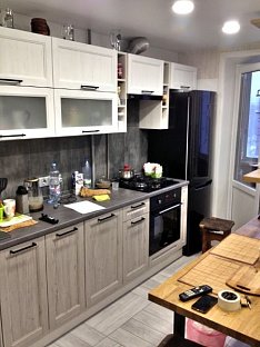 Прямая кухня неоклассика Марсель-4 пленка/МДФ РЯ181004